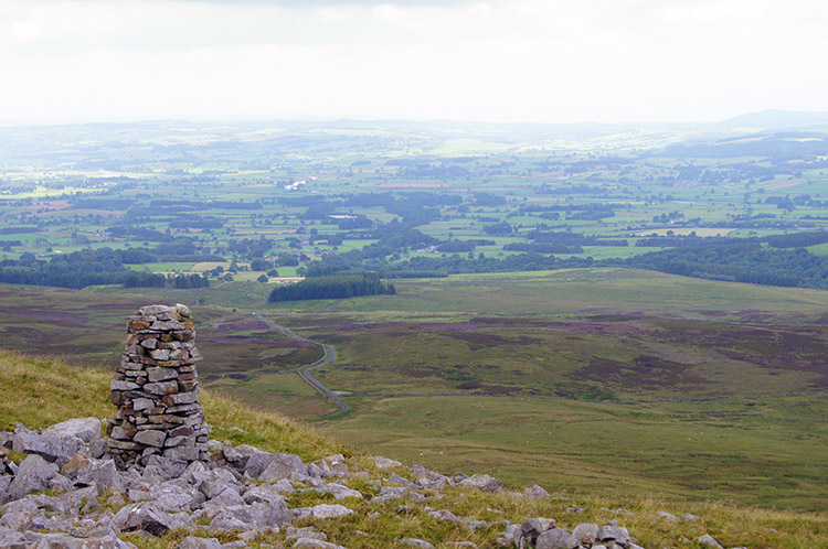 Arnside and Silverdale from the Three Men of Gragareth