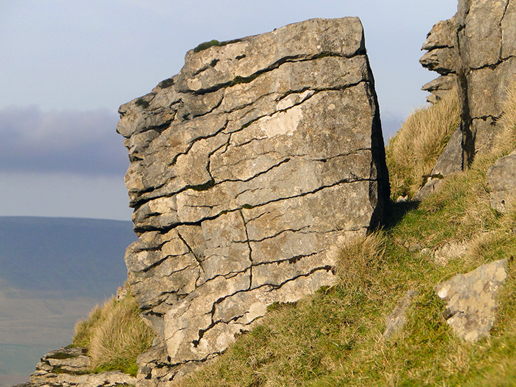 Rock stack on Ingleborough