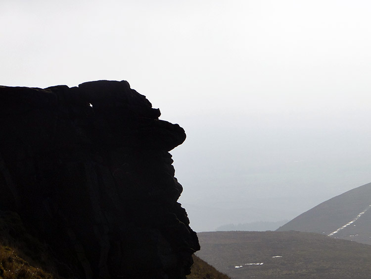 Sentinel on Ingleborough looking towards Ingleton