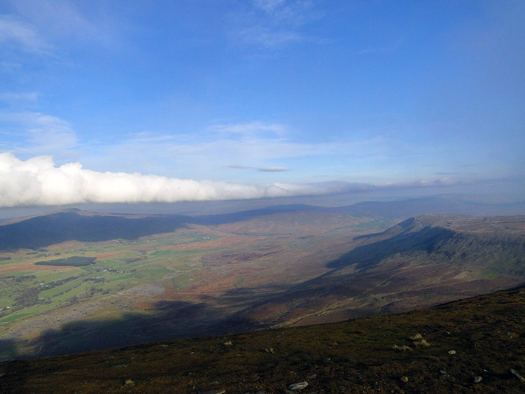 Looking down to Ribblehead from Ingleborough