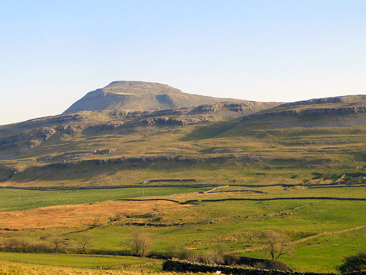 The view to Ingleborough from Twisleton