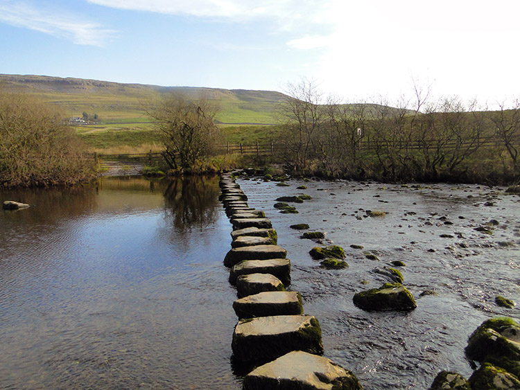 Stepping stones over the River Doe