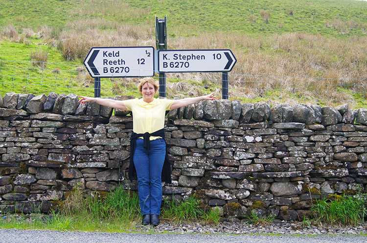 The Coast to Coast walk is this way