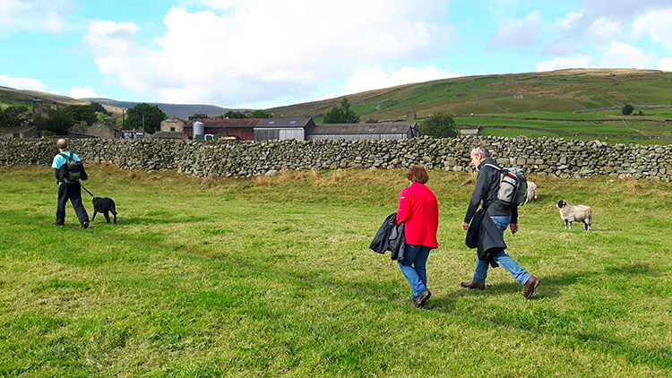 Heading towards the refreshments