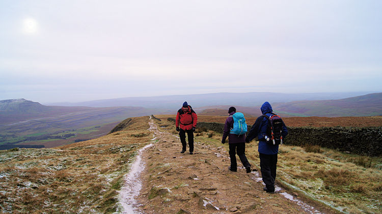 Meeting of New Year's Day walkers