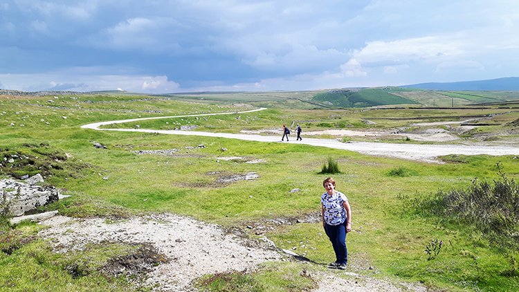 Setting off on the Grassington Lead Mining Trail