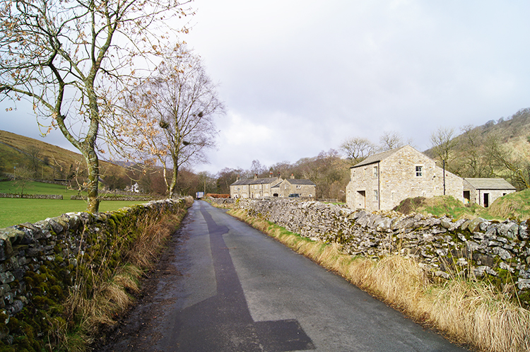 Following the road from Hubberholme