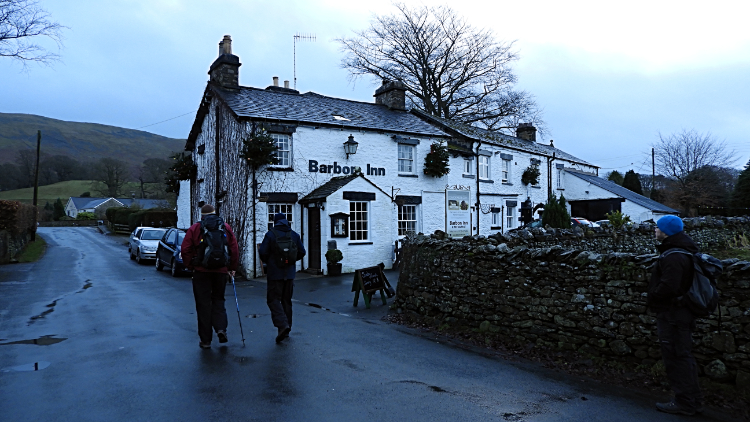 Passing Barbon Inn on the way out of the village