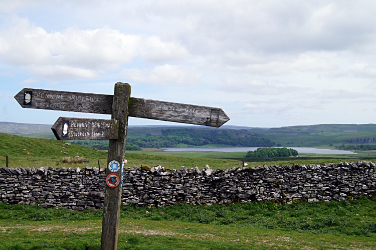 View to Malham Tarn from Langscar