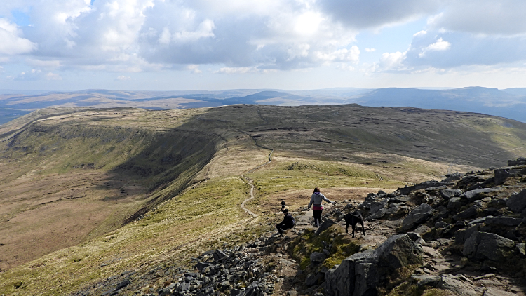 Park Fell and Simon Fell from Ingleborough