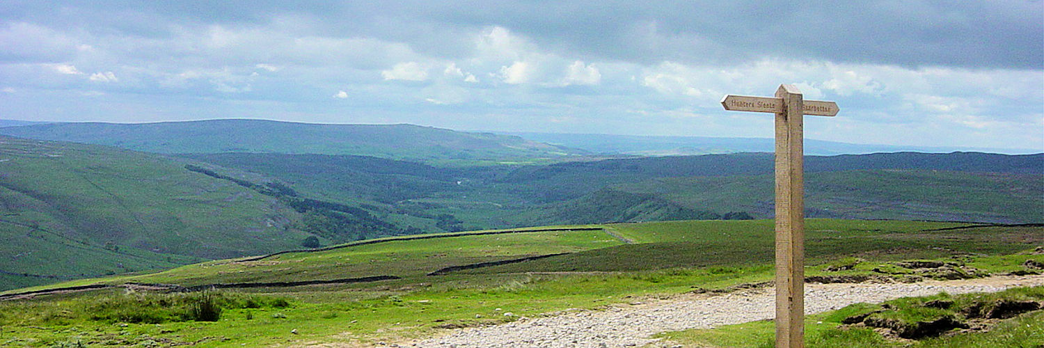 Wharfedale as seen from near Buckden Pike