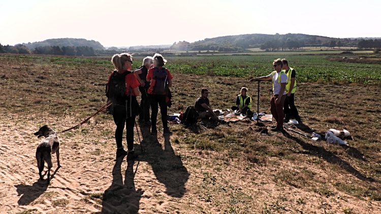 Archaeological dig at Wood Hill