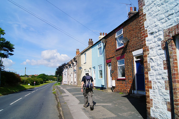 Heading west from Flamborough to Dane's Dyke