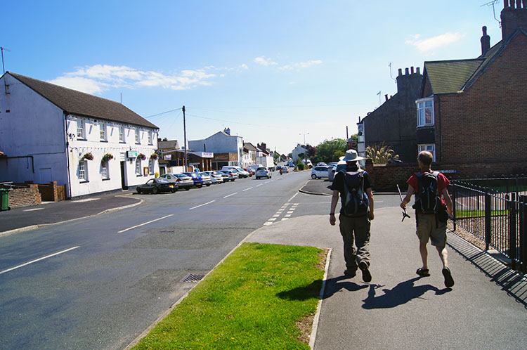 Walking through Flamborough