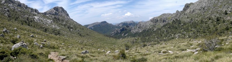 Walking back via Prat de Cuber