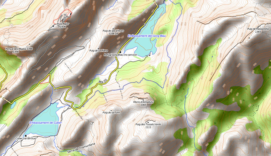Map of the Monte Grona Area