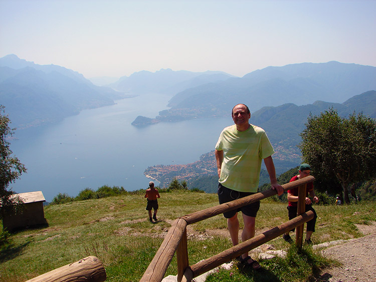 The view from Rifugio Menaggio