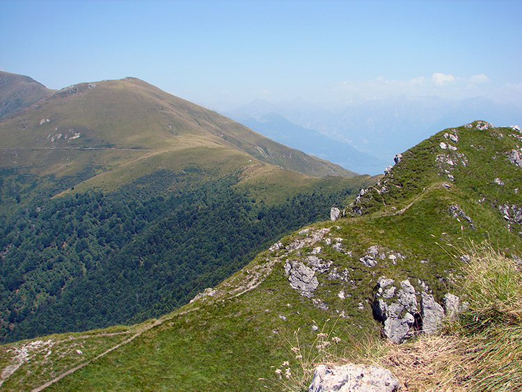 The view north west from Monte Grona