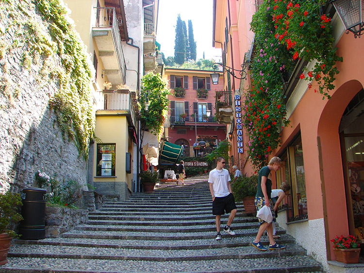 Steps in the town