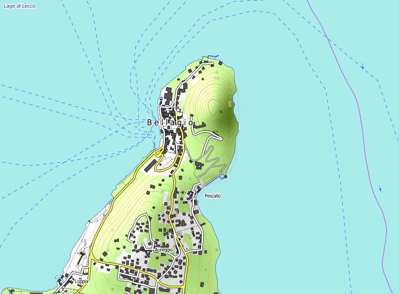 Map of the Monte Grona Area