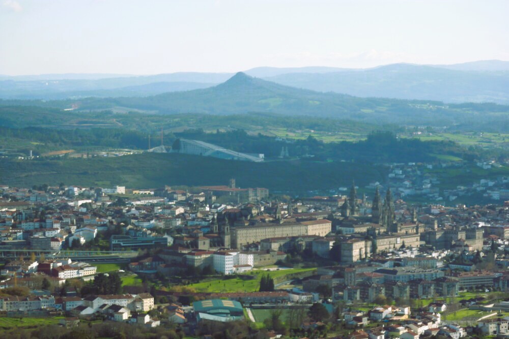 Santiago de Compostela and Pico Sacro