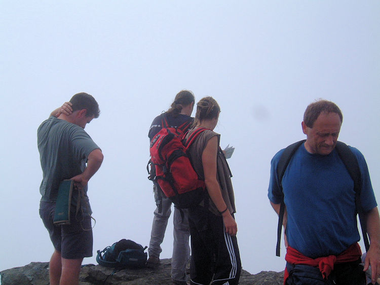 On Blencathra summit