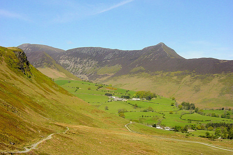 Newlands valley on a glorious sunny morning