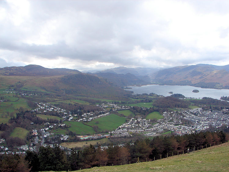 Keswick, Derwent Water and the Newlands Fells