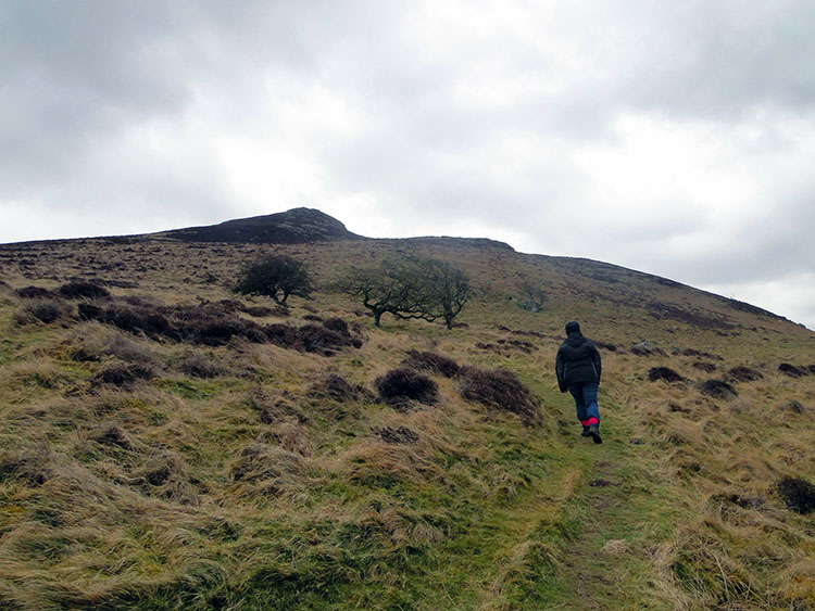 Walking to West Crag on Binsey