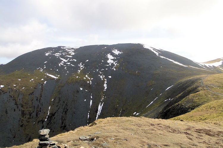 View to Skiddaw from Longside Edge