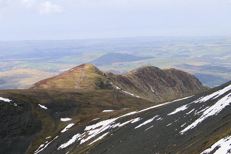 The ridge route I had taken to Skiddaw