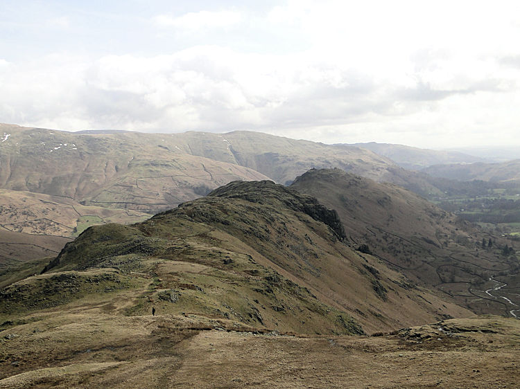 The long ridge to Helm Crag