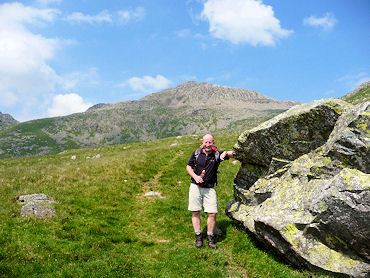 On the way up to Three Tarns from Great Moss