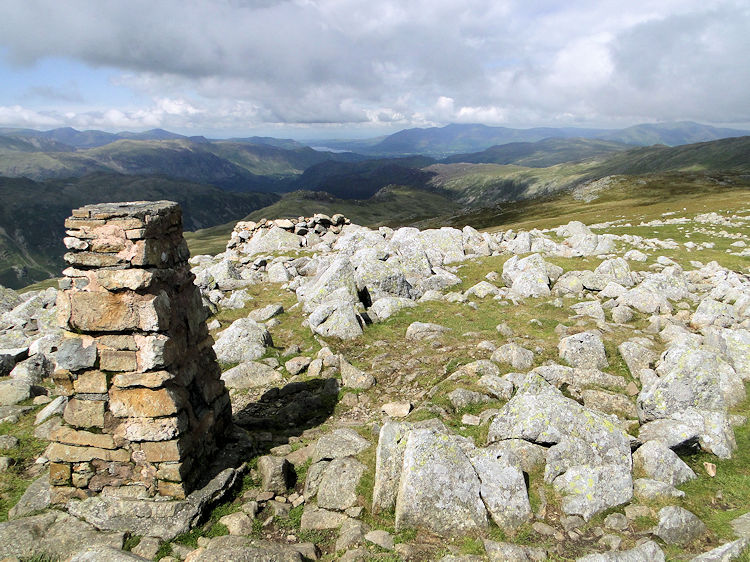 High Raise with Skiddaw in the distance