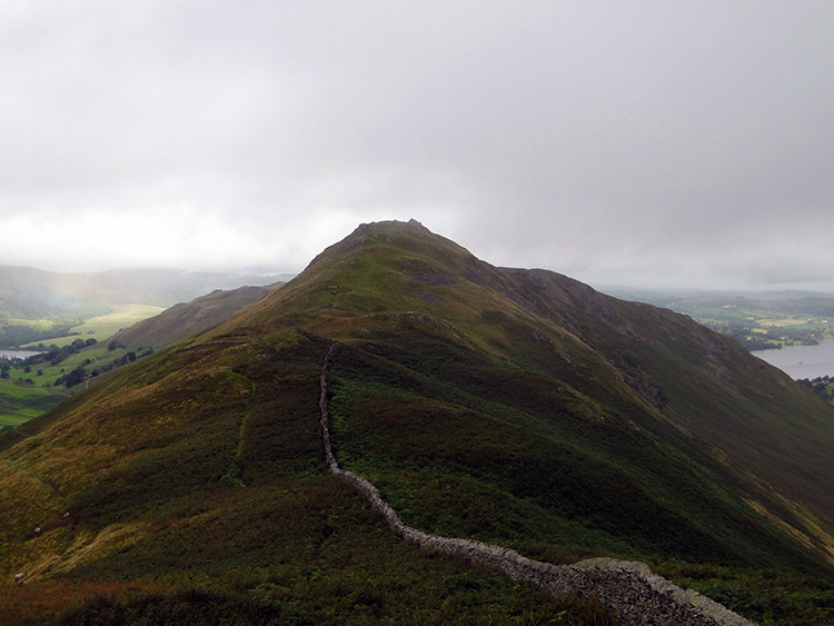 ...to turn back to complete the ascent of Steel Knotts