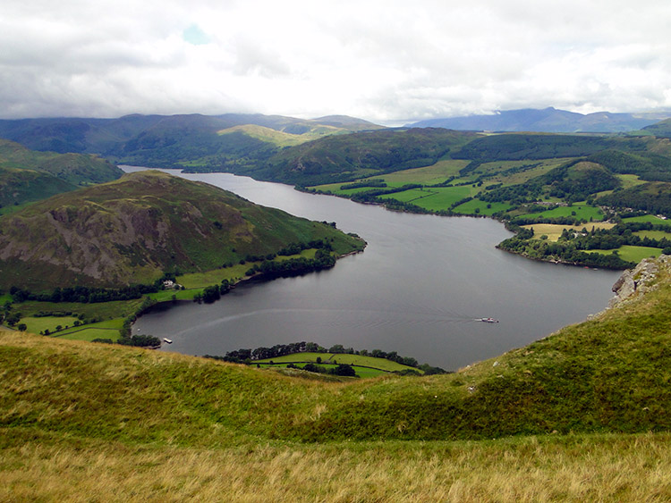 The view of Ullswater from Arthur's Pike
