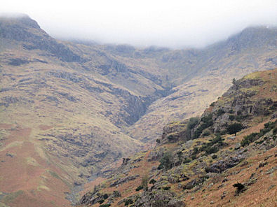 Looking claggy on the fell tops