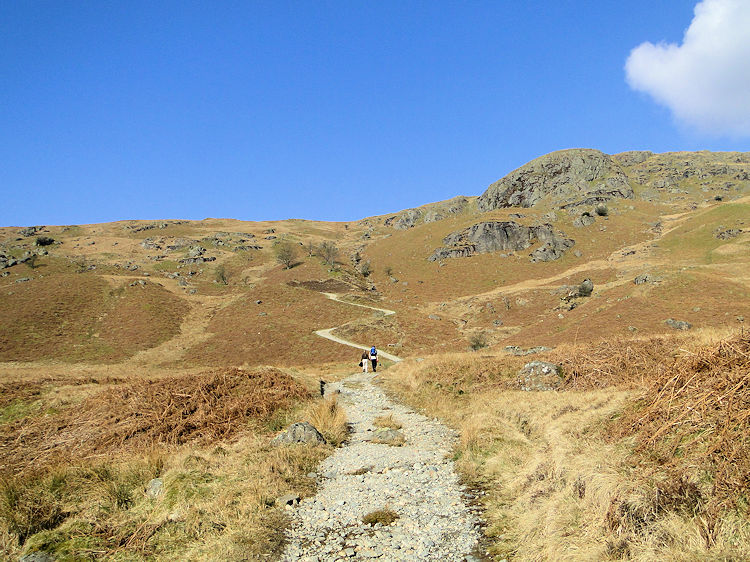 Walking from Kentmere village to Garburn Pass