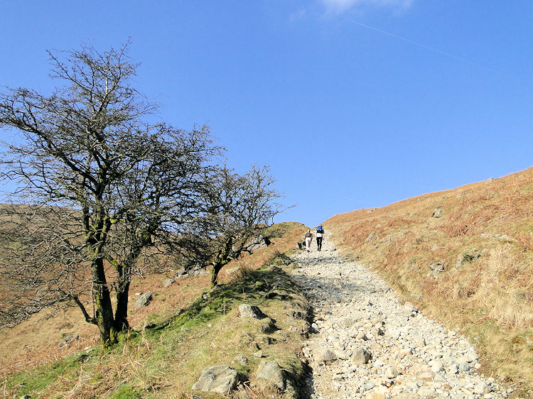 Nearing the top of Garburn Pass