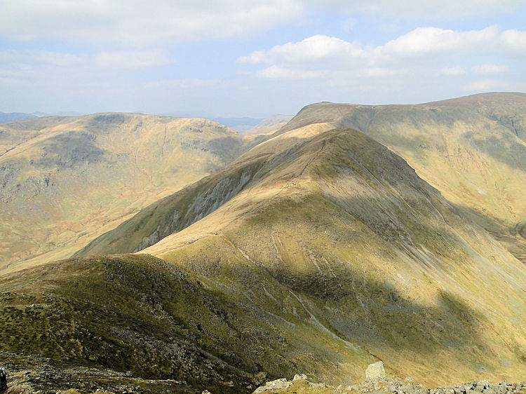 The ridge from Ill Bell toward Frostwick