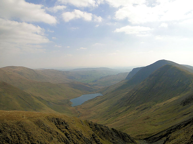 Looking toward Kentmere Reservoir from High Street