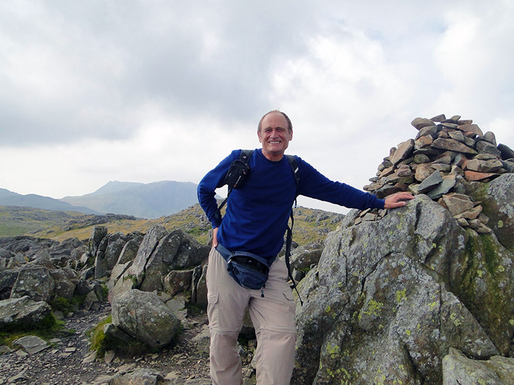 Pleased as punch on the summit of Glaramara