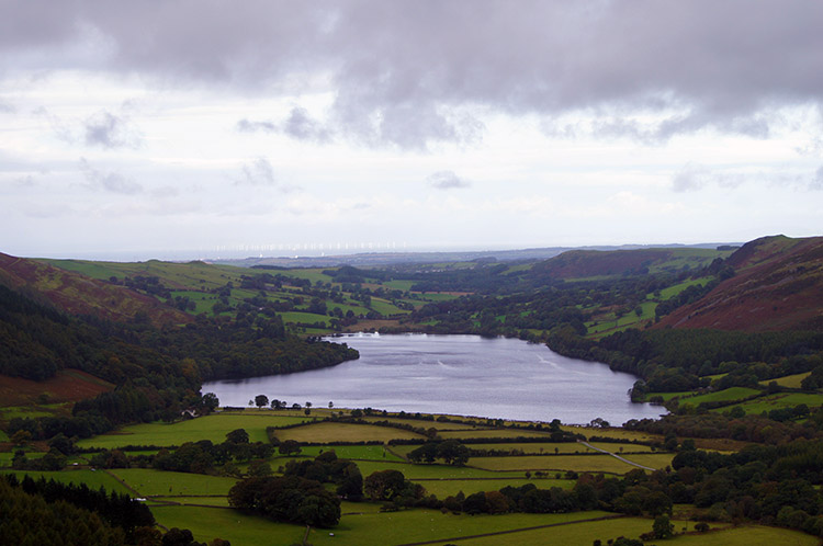 Loweswater as seen during the ascent of Mellbreak