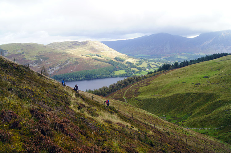 The steep descent of Burnbank Fell