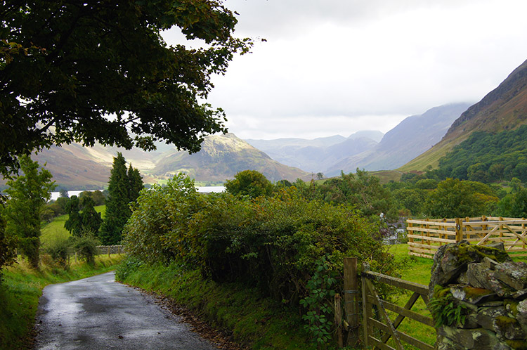 On the road to the Kirkstile Inn