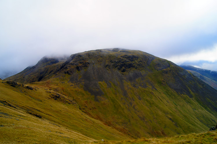 Looking across to Kirk Fell