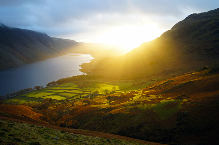 Fantastic sunset in Wasdale