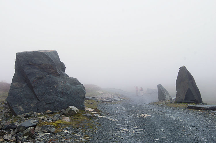 Rock Sentinels by Honister Dismantled Tramway