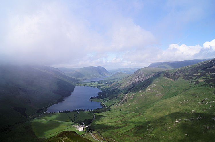 Buttermere as seen from Fleetwith Edge