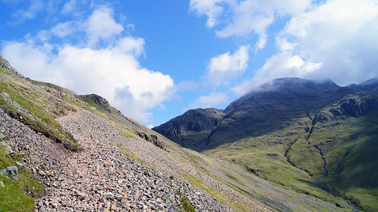 Crossing scree on Moses Trod Path